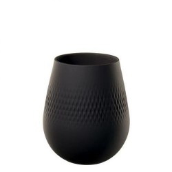 Ваза Carre 14 см Manufacture Collier Noir Villeroy & Boch